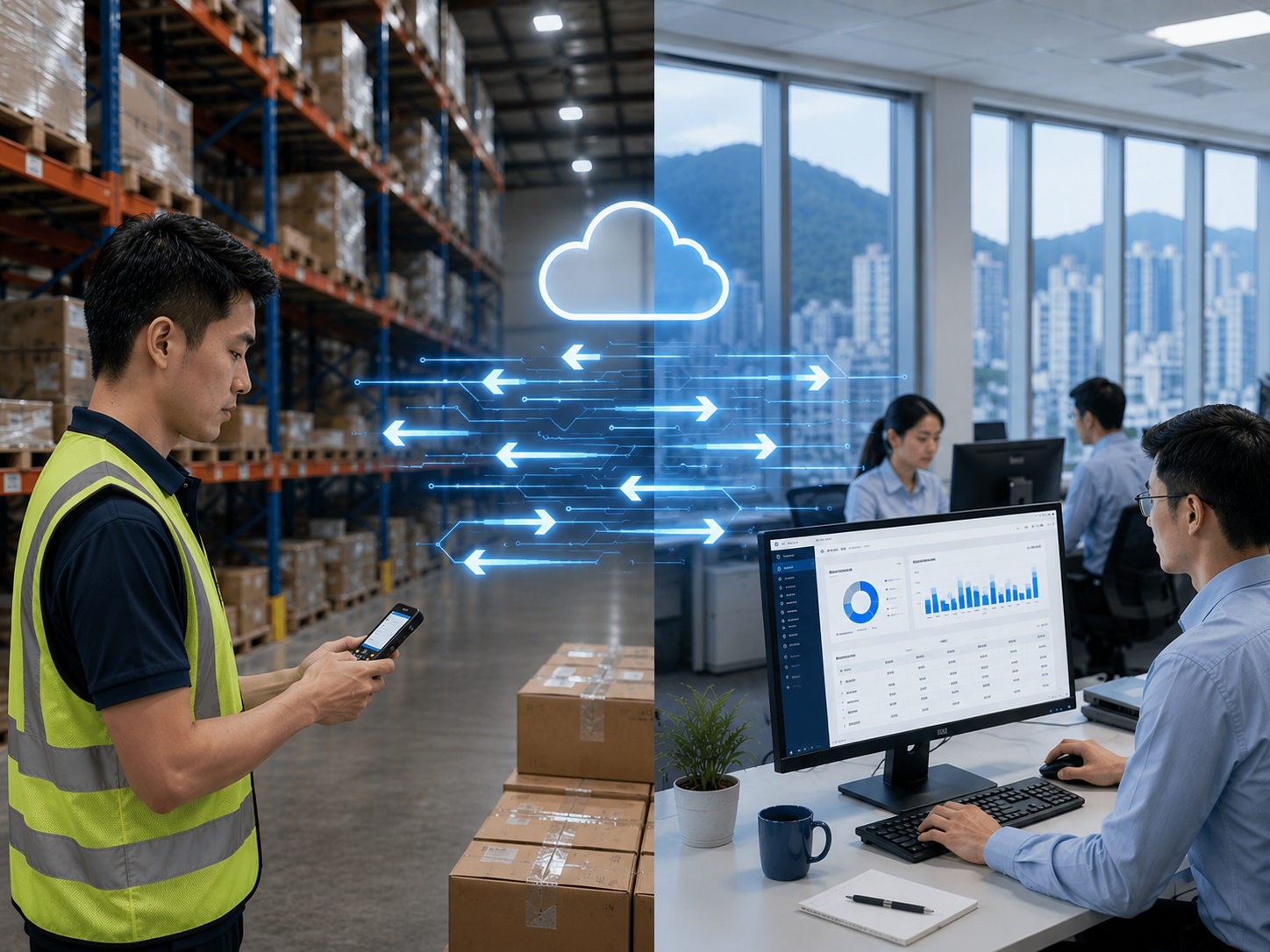 Counted results posted directly to your ERP stock ledger